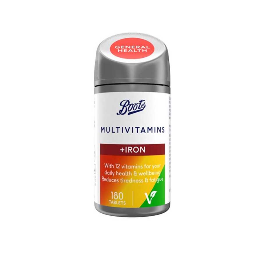 Boots Multivitamins 13 Essential vitamins 180 Tablets Ehavene