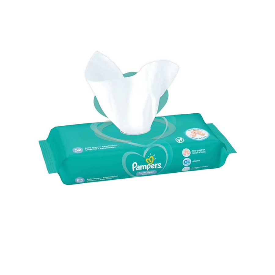 Pampers Wipes Fresh Clean Baby Scent 52pcs Ehavene