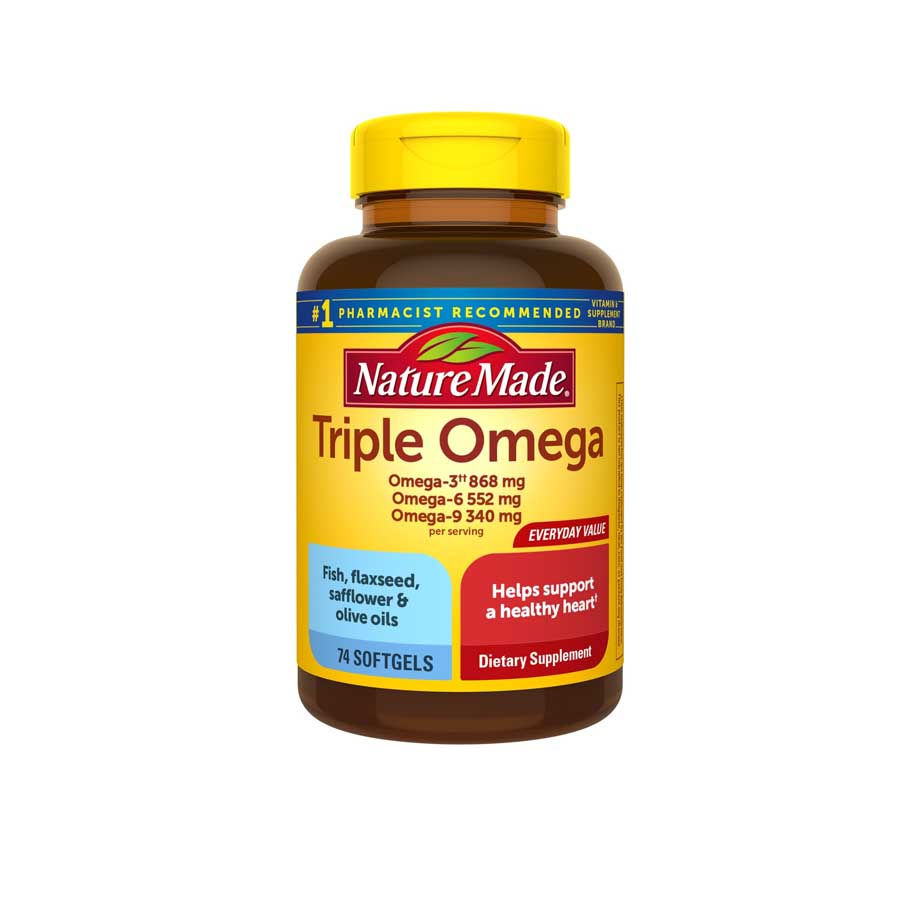 Nature Made Triple Omega 369 For Heart Health 74 Softgels Ehavene