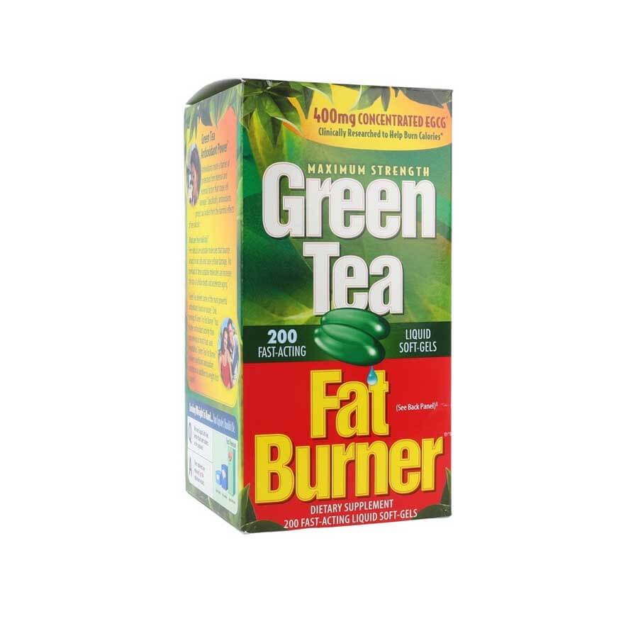 Green Tea Fat Burner Maximum Strength 400mg 200 Softgels Ehavene