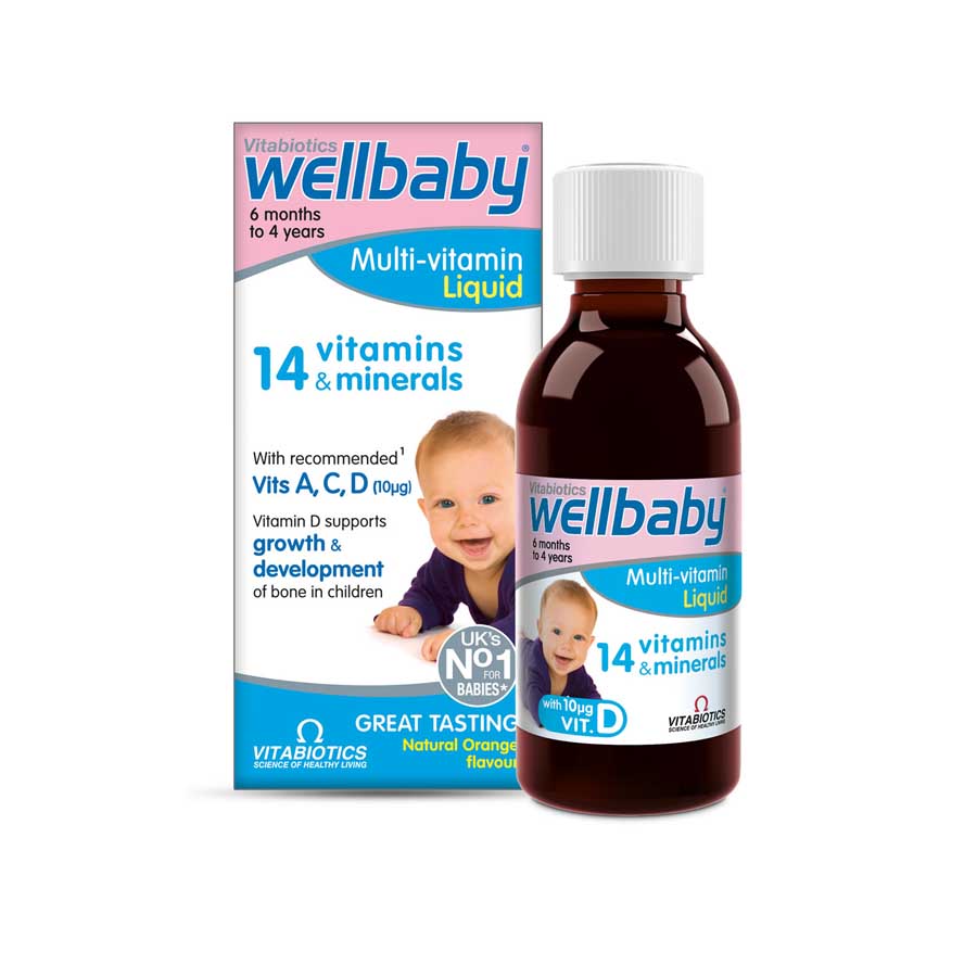 Vitabiotics Wellbaby Multivitamin Liquid 150ml Ehavene