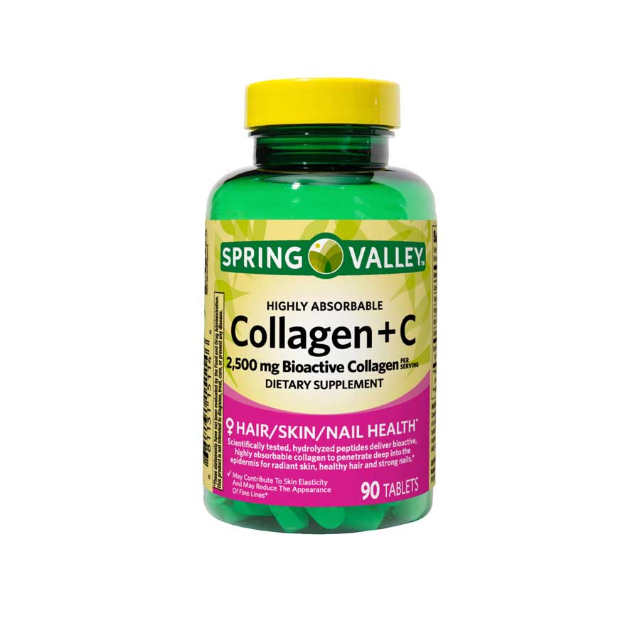 Spring Valley Absorbable Collagen Plus Vitamin C Tablet 90's Ehavene
