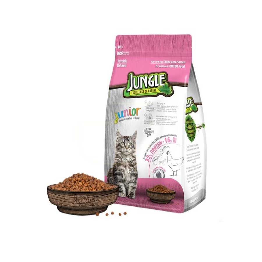 Jungle Junior Cat Food Chicken and Fish 1.5kg Ehavene