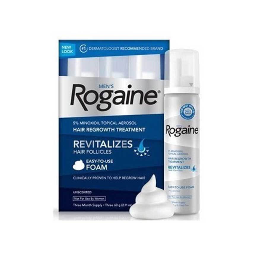 Rogaine Foam For Men's 5% 3 Month Supplyment Ehavene