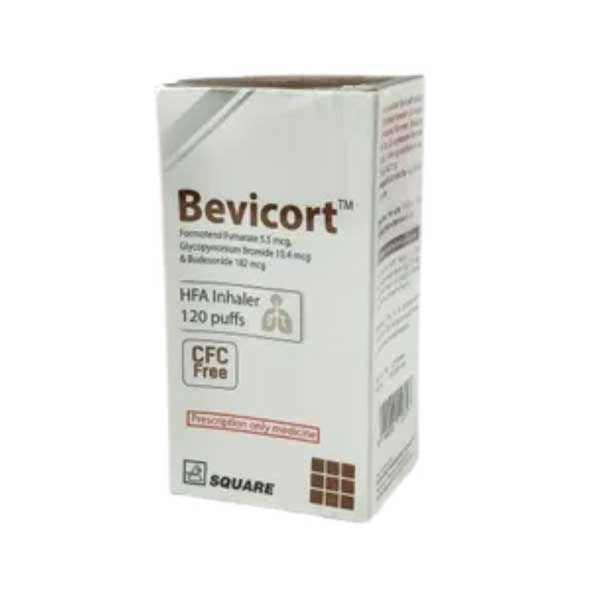 Bevicort Inhaler 182mcg+10.4mcg+5.5mcg/puff | Ehavene