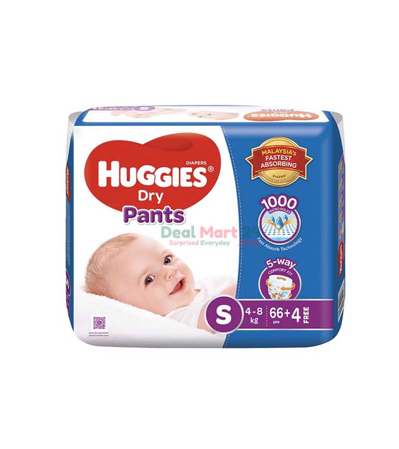 Huggies Dry Pants Diaper S 4-8 kg