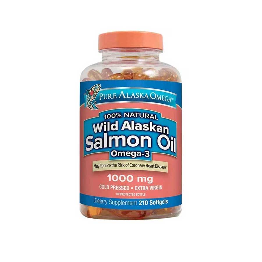 Pure Alaska Omega 3 Salmon Oil 1000mg 210 Softgel Ehavene