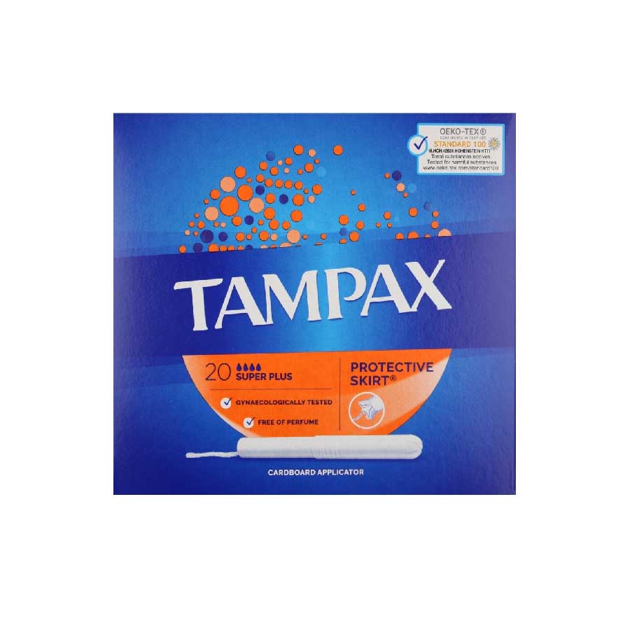 Tampax Tampons Applicator Super Plus Ehavene