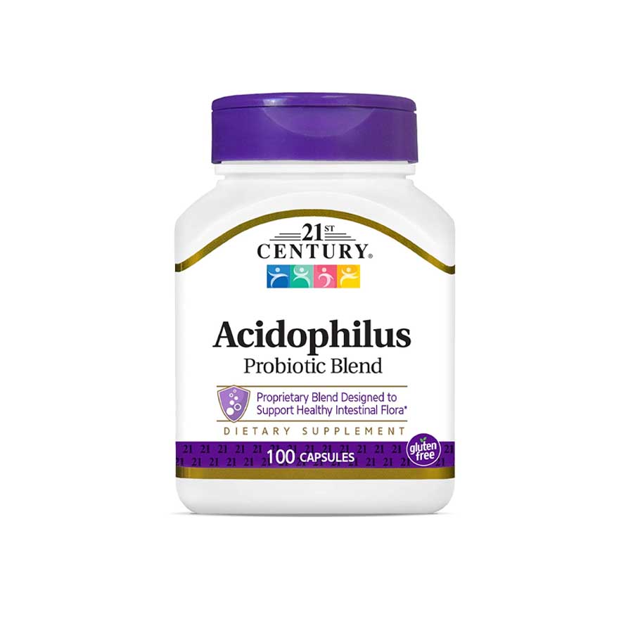 21st Century Acidophilus Probiotic Blend 100 Capsules | Ehavene