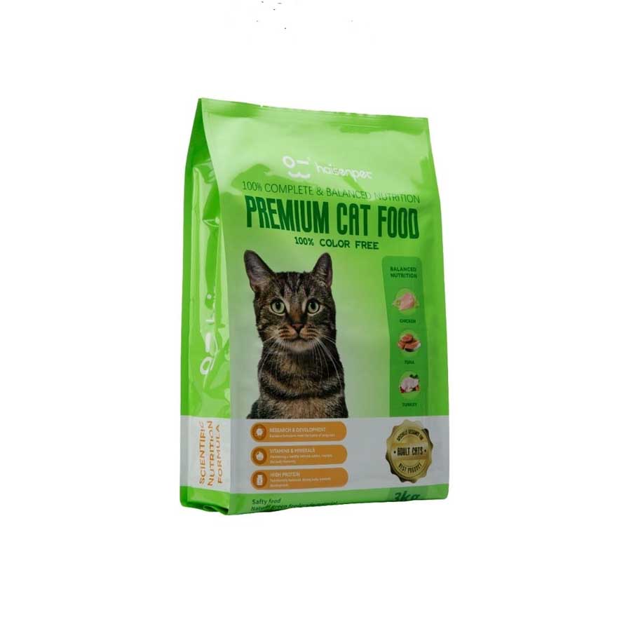 Haisenpet Premium Cat Food Chicken Tuna And Turkey 3kg | Ehavene