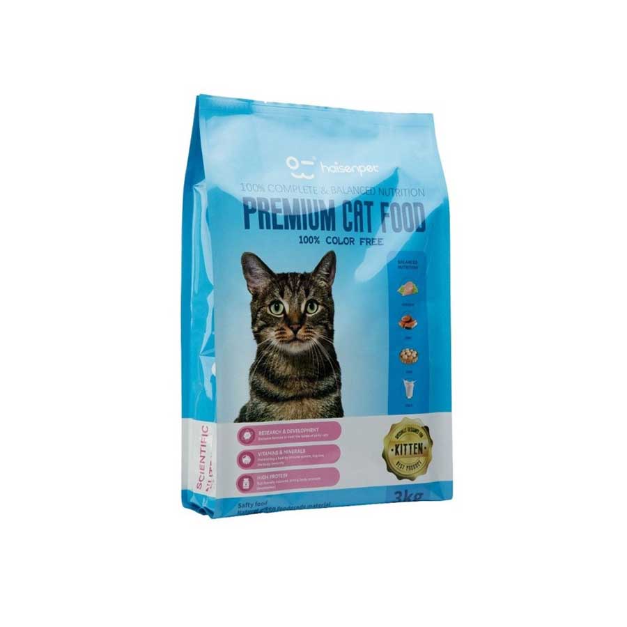 Haisenpet Premium Kitten Food With Chicken Fish Egg and Milk 3kg | Ehavene