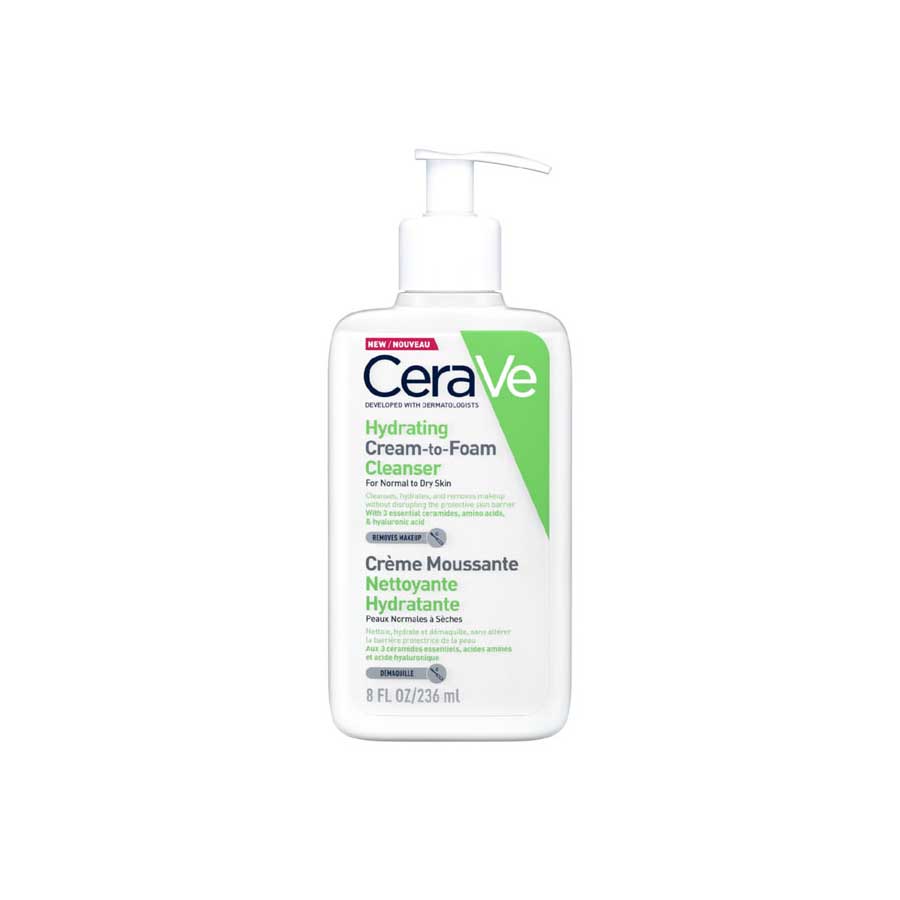 CeraVe Cream to Foam Cleanser For Normal to Dry Skin 236ml Ehavene